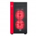 SilverStone RL08BR-RGB Redline mATX Black/Red Mid-Tower Case w Window